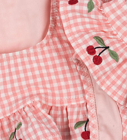 Konges Sløjd Badetøj - Soline Bikini - Geranium Pink m. Tern