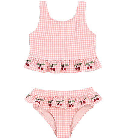 Konges Sløjd Badetøj - Soline Bikini - Geranium Pink m. Tern