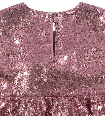 Konges Sløjd Kjole - Rosie - Mellow Rose m. Palietter