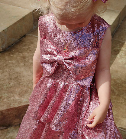 Konges Sløjd Kjole - Rosie - Mellow Rose m. Palietter