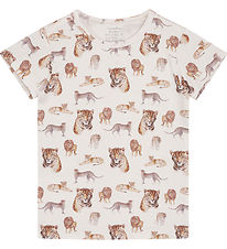 Hust and Claire T-shirt - Austin - Bambus - White Sand Hust and Claire T-shirt - Austin - Bambus - White Sand