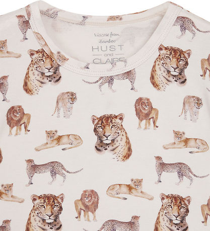 Hust and Claire T-shirt - Austin - Bambus - White Sand Hust and Claire T-shirt - Austin - Bambus - White Sand