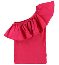 Molo Top - Rib - Rebecca - Bright Rose Molo Top - Rib - Rebecca - Bright Rose