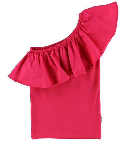 Molo Top - Rib - Rebecca - Bright Rose Molo Top - Rib - Rebecca - Bright Rose