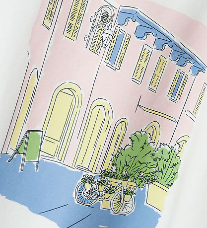 Name It T-shirt - NkfVix - Bright White/Painting