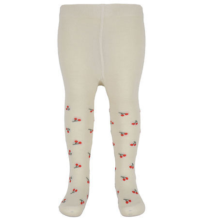 Name It Strømperbukser - NbfBittal - Summer Sand m. Kirsebær Name It Strømperbukser - NbfBittal - Summer Sand m. Kirsebær