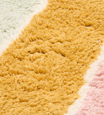 Little Dutch Gulvtæppe - 80x130 cm - Pink Regnbue