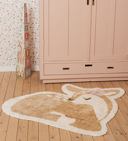 Little Dutch Rug - 103x110 cm - Beige w. Deer