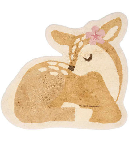 Little Dutch Rug - 103x110 cm - Beige w. Deer