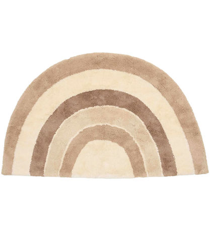Little Dutch Gulvtæppe - 80x130 cm - Natural Regnbue