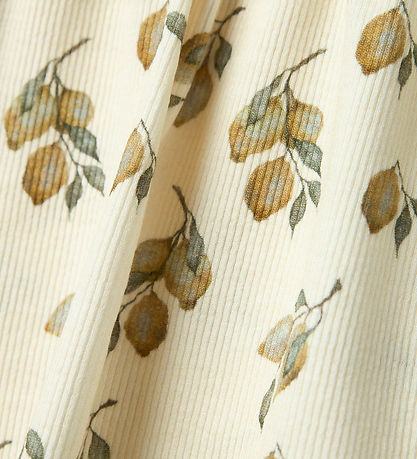 Lil Atelier Kjolebody l/æ - NbfGavo - Rib - Turtledove/LEMON