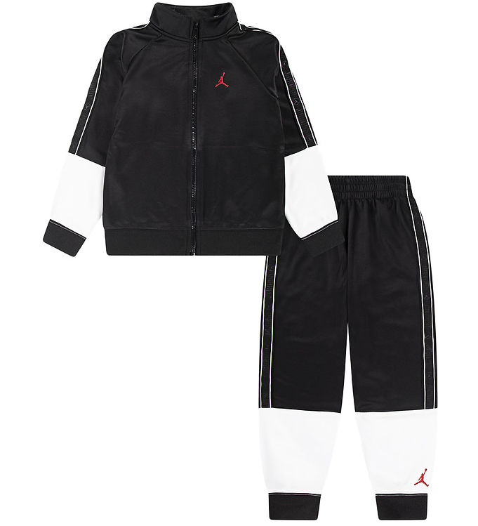 Jordan Træningssæt - Cardigan/Bukser - Sort