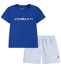 Jordan Shortssæt - Shorts/T-shirt - Hydrogen Blue Jordan Shortssæt - Shorts/T-shirt - Hydrogen Blue
