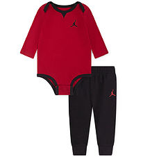 Jordan Sæt - Sweatpants/Body l/æ - Sort/Rød Jordan Sæt - Sweatpants/Body l/æ - Sort/Rød
