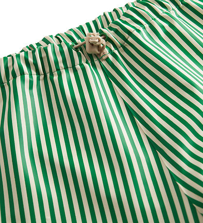 MarMar Regnbukser - PU - Olaf - Green Stripes MarMar Regnbukser - PU - Olaf - Green Stripes