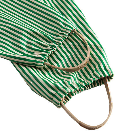 MarMar Regnbukser - PU - Olaf - Green Stripes MarMar Regnbukser - PU - Olaf - Green Stripes