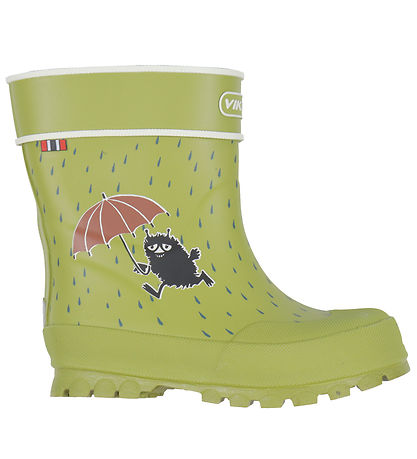 Viking Gummistøvler - Alv Jolly Moomin - Kaki/Multi Viking Gummistøvler - Alv Jolly Moomin - Kaki/Multi