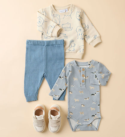 Name It Body l/æ - Rib - NbmBark - Quarry m. Hunde