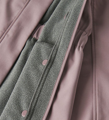 Name It Softshelljakke m. Fleece - NkfAlfa08 - Elderberry