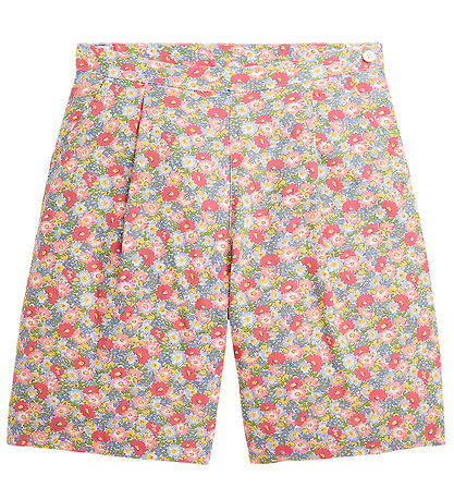 Polo Ralph Lauren Shorts - Hør - Multifarvet m. Blomster Polo Ralph Lauren Shorts - Hør - Multifarvet m. Blomster