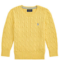 Polo Ralph Lauren Bluse - Strik - Gul Polo Ralph Lauren Bluse - Strik - Gul