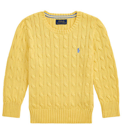 Polo Ralph Lauren Bluse - Strik - Gul Polo Ralph Lauren Bluse - Strik - Gul