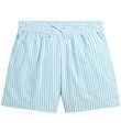 Polo Ralph Lauren Shorts - Hør - Lyseblå/Hvidstribet Polo Ralph Lauren Shorts - Hør - Lyseblå/Hvidstribet
