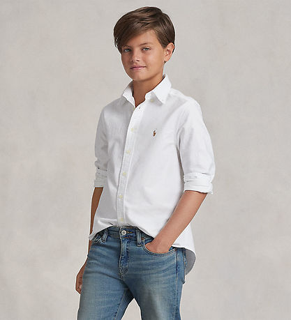 Polo Ralph Lauren Skjorte - Hvid Polo Ralph Lauren Skjorte - Hvid