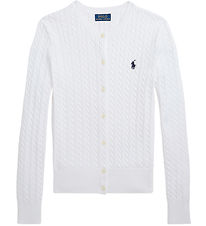 Polo Ralph Lauren Cardigan - Strik - Hvid Polo Ralph Lauren Cardigan - Strik - Hvid