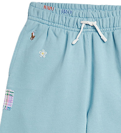 Polo Ralph Lauren Sweatpants - Blå m. Broderier Polo Ralph Lauren Sweatpants - Blå m. Broderier