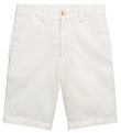 Polo Ralph Lauren Shorts - Hør- Preppy - Hvid