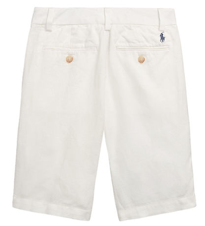 Polo Ralph Lauren Shorts - Hør- Preppy - Hvid