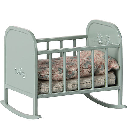 Maileg Minature Vugge - My - Mintblå