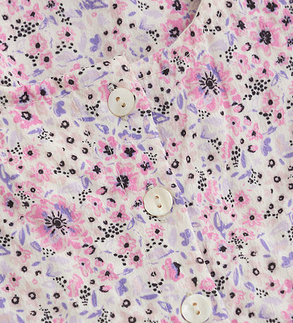 Creamie Kjole - Buttercream m. Blomster