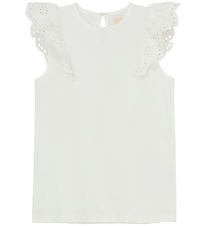 Creamie Top - Lace - Cloud m. Hulmønster Creamie Top - Lace - Cloud m. Hulmønster