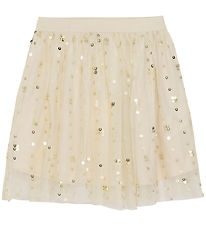 Creamie Nederdel - Tyl - Sequins - Buttercream Creamie Nederdel - Tyl - Sequins - Buttercream