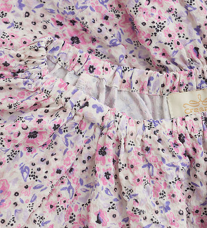 Creamie Top - Buttercream m. Blomster