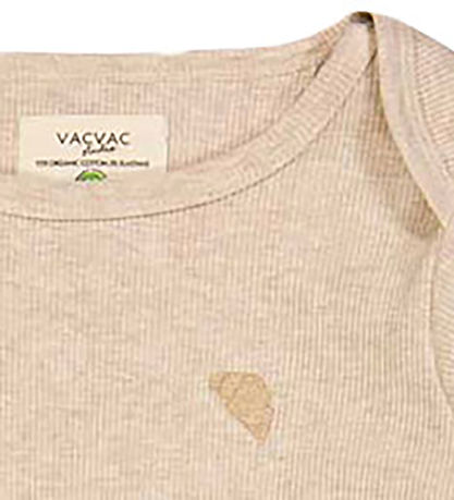 VACVAC Heldragt - Rib - Carlet - Light latte melange VACVAC Heldragt - Rib - Carlet - Light latte melange