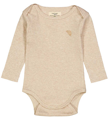 VACVAC Body l/æ - Rib - Carlet - Light latte melange