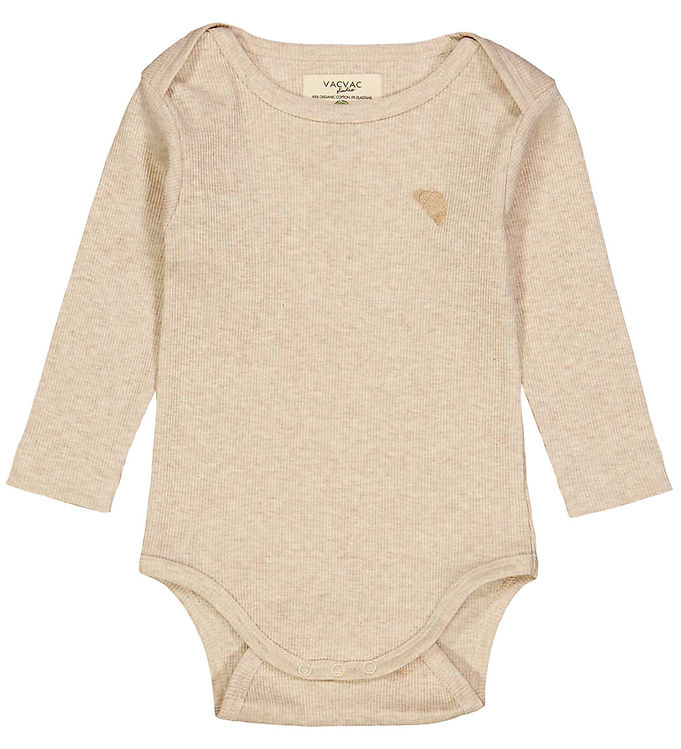 VACVAC Body l/æ - Rib - Carlet - Light latte melange