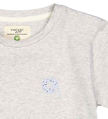 VACVAC T-shirt - Mission - Lysegråmeleret VACVAC T-shirt - Mission - Lysegråmeleret