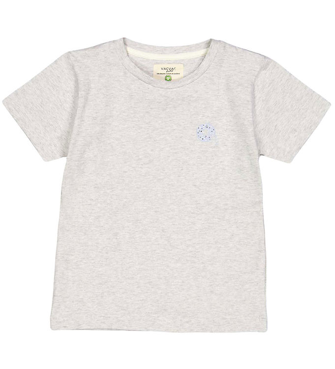VACVAC T-shirt - Mission - Lysegråmeleret
