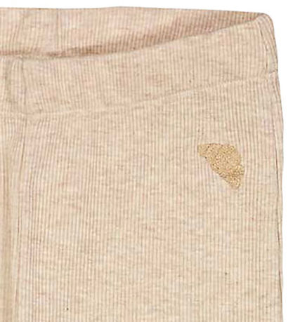 VACVAC Leggins - Carlet - Rib - Light latte melange VACVAC Leggins - Carlet - Rib - Light latte melange