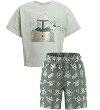 adidas Performance Shortssæt - LK SW MNDO - Lingrn/Cybemt adidas Performance Shortssæt - LK SW MNDO - Lingrn/Cybemt