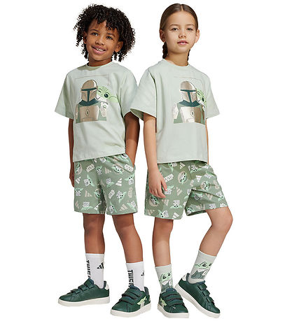 adidas Performance Shortssæt - LK SW MNDO - Lingrn/Cybemt