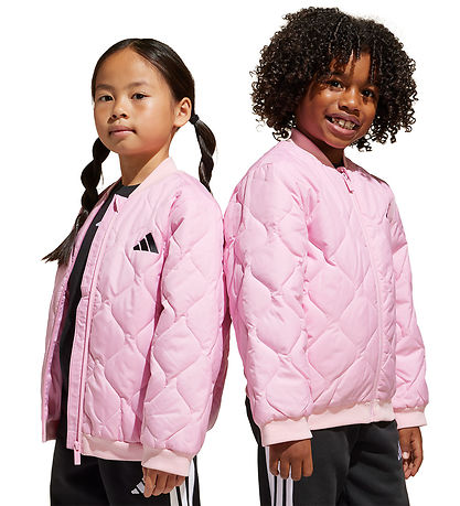 adidas Performance Dynejakke - LK LT PAD JKT- Trupnk/Sort