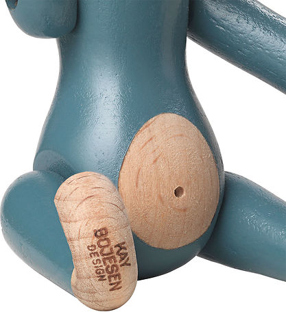 Kay Bojesen Træfigur - Abe - Mini - Vintage Blå Kay Bojesen Træfigur - Abe - Mini - Vintage Blå