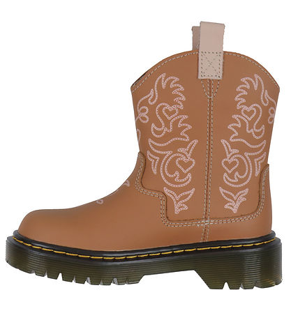 Dr. Martens Støvler - Strixton J - Dark Tan Classic Nappa Dr. Martens Støvler - Strixton J - Dark Tan Classic Nappa