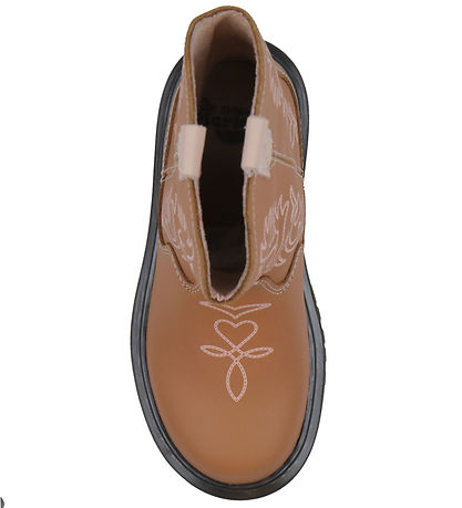 Dr. Martens Støvler - Strixton J - Dark Tan Classic Nappa Dr. Martens Støvler - Strixton J - Dark Tan Classic Nappa