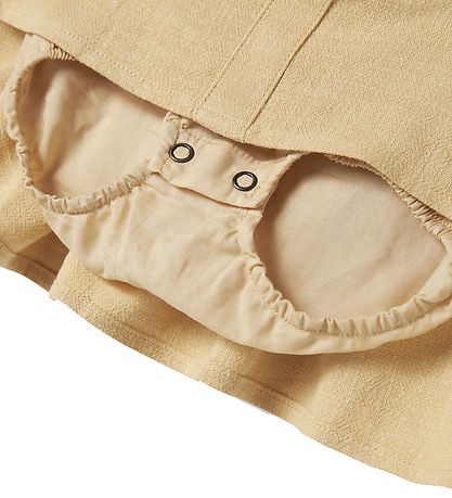Lil Atelier Kjolebody k/æ - NbfDamla - Viskose/Hør - Taos Taupe